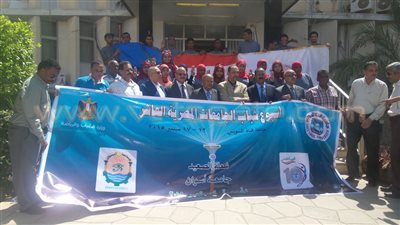 بالفيديو والصور.. إيقاد شعلة أسبوع شباب الجامعات بأسوان