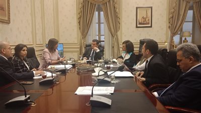 وزيرة الهجرة تلتقي أعضاء جمعية الصداقة البرلمانية المصرية البريطانية