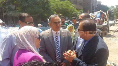 بالصور.. نائبة محافظ القاهرة تتابع إخلاء المنازل بمنطقة تل العقارب