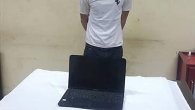 تجديد حبس عاطل بتهمة سرقة لاب توب من شركة عقارات بالبساتين