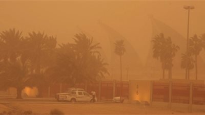 تأجيل رحلات الطيران بأسوان بسبب عاصفة ترابية