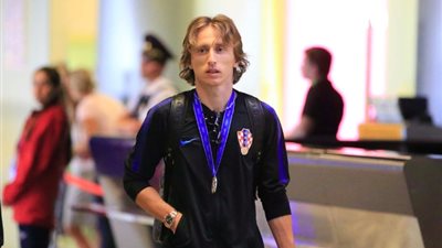 منتخب كرواتيا يغادر روسيا بعد خسارة المونديال (صور)