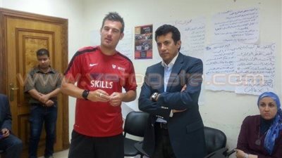 بالصور.. «أشرف صبحي» يحضر ورشة عمل 