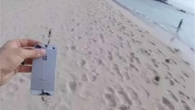 بالفيديو.. طريقة صيد الأسماك بواسطة هاتفك الآي فون