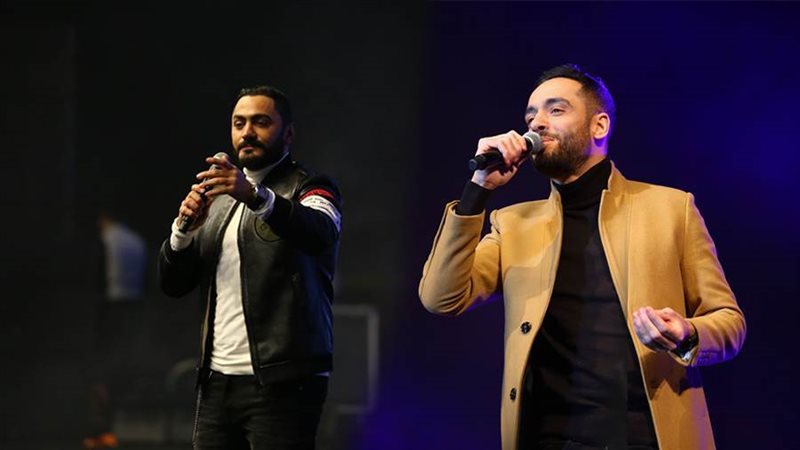 رامي جمال وتامر حسني