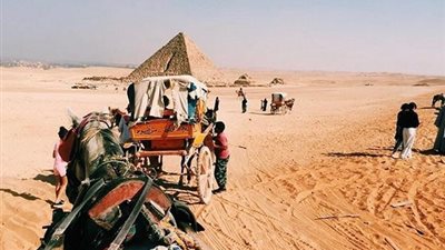 «كنزي عمرو دياب» تزور أهرامات الجيزة