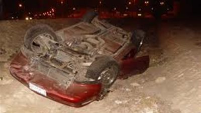 مصرع شخص وإصابة 3 آخرين في انقلاب سيارة بوسط سيناء