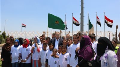 بالصور.. شجرة لكل شهيد ضمن «حلوة يا بلدي» بالفيوم