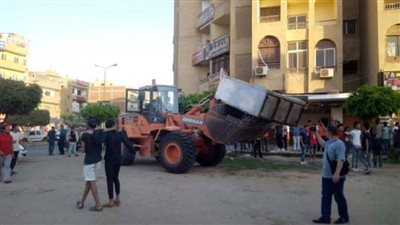جهاز العاشر من رمضان يشُن حملات مكبرة لإزالة التعديات