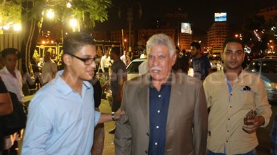 حسن شحاته ومحمد بركات وشوبير يصلون عزاء طارق سليم