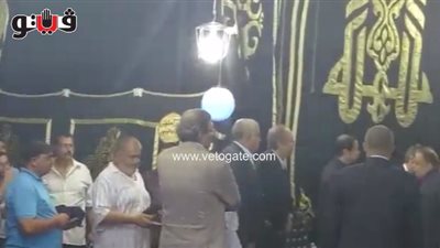 بالفيديو.. فخري عبد النور وخالد يوسف والعدل في عزاء طارق سليم