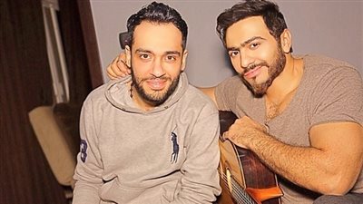 تامر حسني يهنئ رامي جمال على «مالناش إلا بعض»