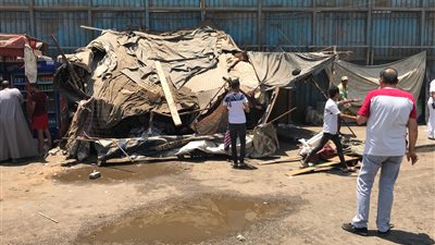 مدير أمن الجيزة يتفقد حملات إزالة التعديات على محطات المترو (صور)