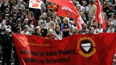 مظاهرات عمالية أمام مقر مقاطعة صقلية