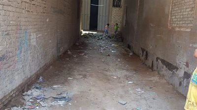 إزالة سور مخالف بشارع الحنفي في ناهيا.. صور