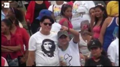 بالفيديو.. رئيس فنزويلا يشارك في احتفالات نيكاراجوا