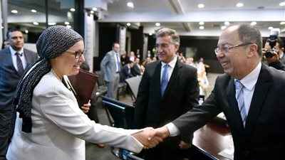 «العامة الاستثمار» تستقبل 70 رجل أعمال لبنانى ومصرى  (صور)