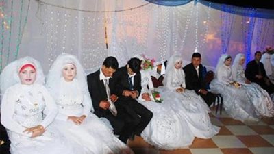 حفل زفاف جماعى لذوى الإعاقة بقصر ثقافة سوهاج