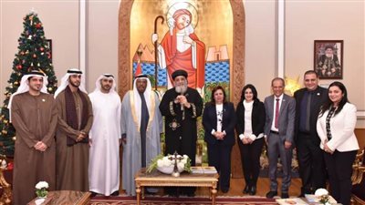 البابا تواضروس يستقبل السفير الإماراتي للتهنئة بعيد الميلاد