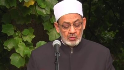 شيخ الأزهر في ختام منتدى «شباب صناع السلام»: أنتمي لجيل «ضحايا الحروب».. «الإرهاب» لم يبق آدميا دون ضرر.. «الإسلاموفوبيا» ظاهرة مصطنعة.. والمسلمون كانوا ولا يزا