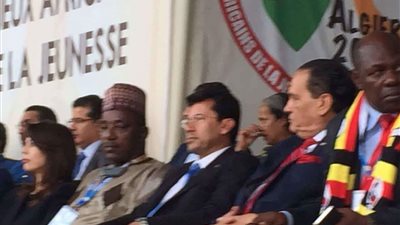 وزير الرياضة يشهد افتتاح دورة الألعاب الأفريقية للشباب (صور)