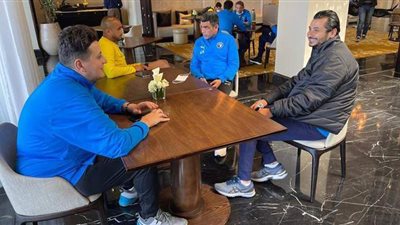 رئيس نادي الرجاء يوجه رسالة ترحيب لبعثة بيراميدز | صور