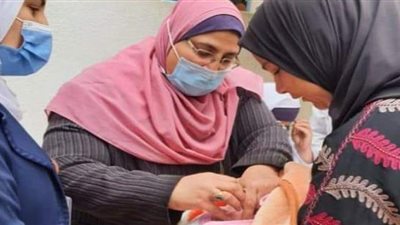 تطعيم مليون و٩٩ ألف طفل في الحملة القومية ضد شلل الأطفال بالقليوبية