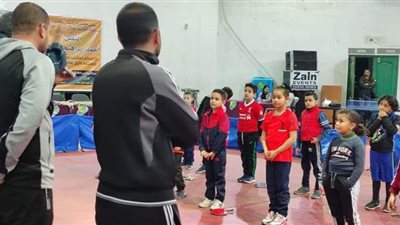 مسئولو القومى للموهبة الرياضية والبطل الأوليمبى فى زيارة للدقهلية