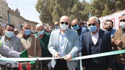 افتتاح مشروعات صرف صحي في بني سويف بتكلفة 60 مليون جنيه