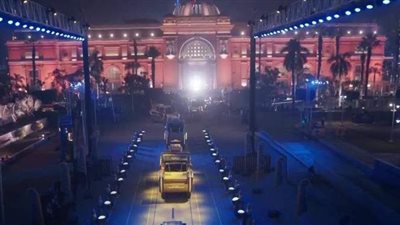 20 صورة ترصد تحرك موكب المومياوات الملكية من المتحف المصري