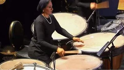 رضوى البحيرى: أعزف على التمباني منذ 15 عاما ونشأت على حب الموسيقى