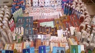 ضبط صاحب مصنع بحوزته مستحضرات تجميل مجهولة المصدر بالسلام
