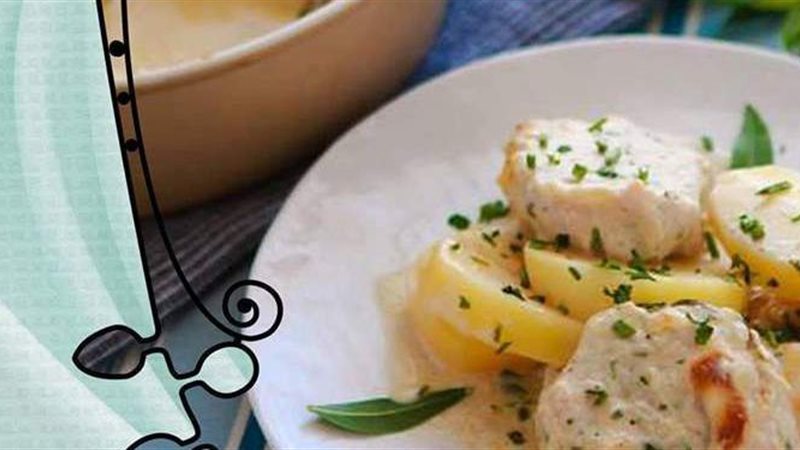 صينية البطاطس بالفراخ