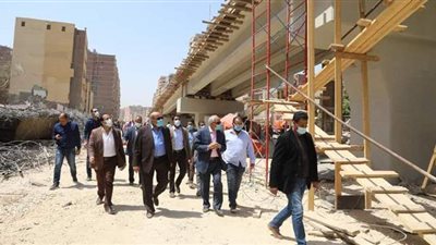 محافظ الجيزة يتفقد محاور خاتم المرسلين والزمر وترسا| صور
