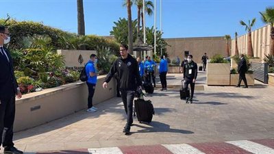 وصول بيراميدز إلى ملعب محمد الخامس استعدادا لمواجهة الرجاء| صور