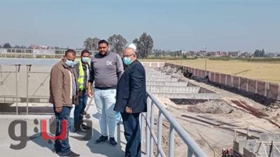 رفع الإعلانات والقمامة وتوسعة محطة الصرف بـ «فاقوس»