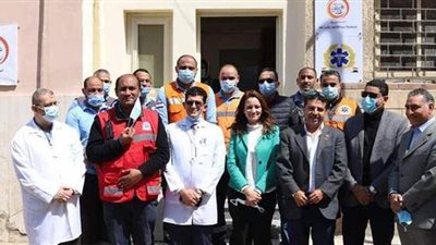 نائبة محافظ الجيزة تفتتح وحدة إسعاف مستشفى أم المصريين | صور