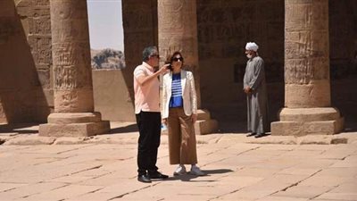 مدير عام اليونسكو تزور المعالم الأثرية بأسوان