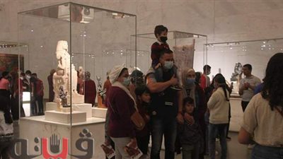 في ثاني أيام افتتاحه.. الأسر تتصدر المشهد داخل المتحف القومي للحضارة | صور