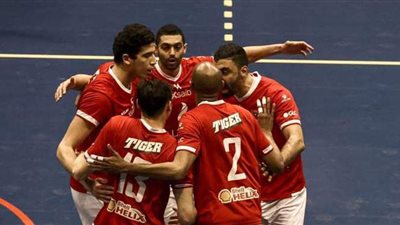 رجال طائرة الأهلي يفوز على هليوبوليس في الدوري