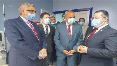 محافظ القليوبية يفتتح أعمال تطوير عدد من الأقسام بـ