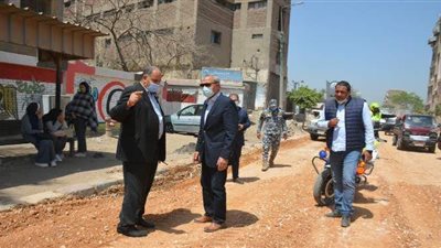 أخطاء في أعمال البلدورات بمشروع تطوير بنها.. والمحافظ يأمر بتغييرها