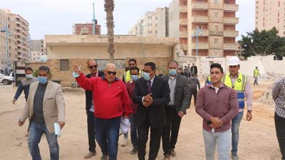 محافظ مطروح يضع حجر أساس الإدارة التعليمية بوسط المدينة |فيديو وصور