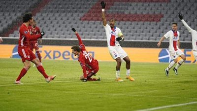 باريس سان جيرمان يفوز على بايرن ميونخ 3-2 في دوري أبطال أوروبا