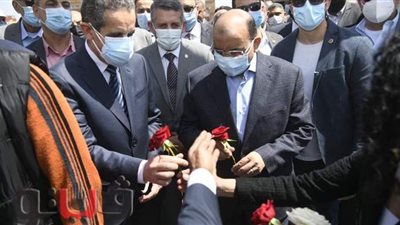 وزير التنمية المحلية يفتتح مشروع تطوير ميدان المحطة بالغربية