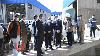 وزير التنمية المحلية يتفقد أعمال المجزر النصف آلي بالغربية