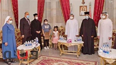 تفاصيل زيارة الصداقة والمحبة من سفير الإمارات إلى كنيسة طيبة للكاثوليك |صور