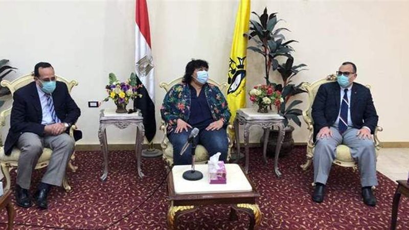 جانب من اجتماع وزيرة