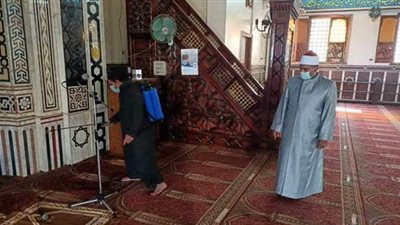 حملة مكبرة لتطهير وتعقيم المساجد قبل شهر رمضان بقنا