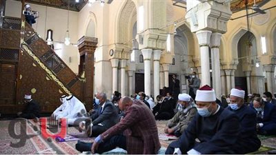 12 صورة ترصد زيارة سفير الإمارات بمسجد عبد الرحيم القنائي